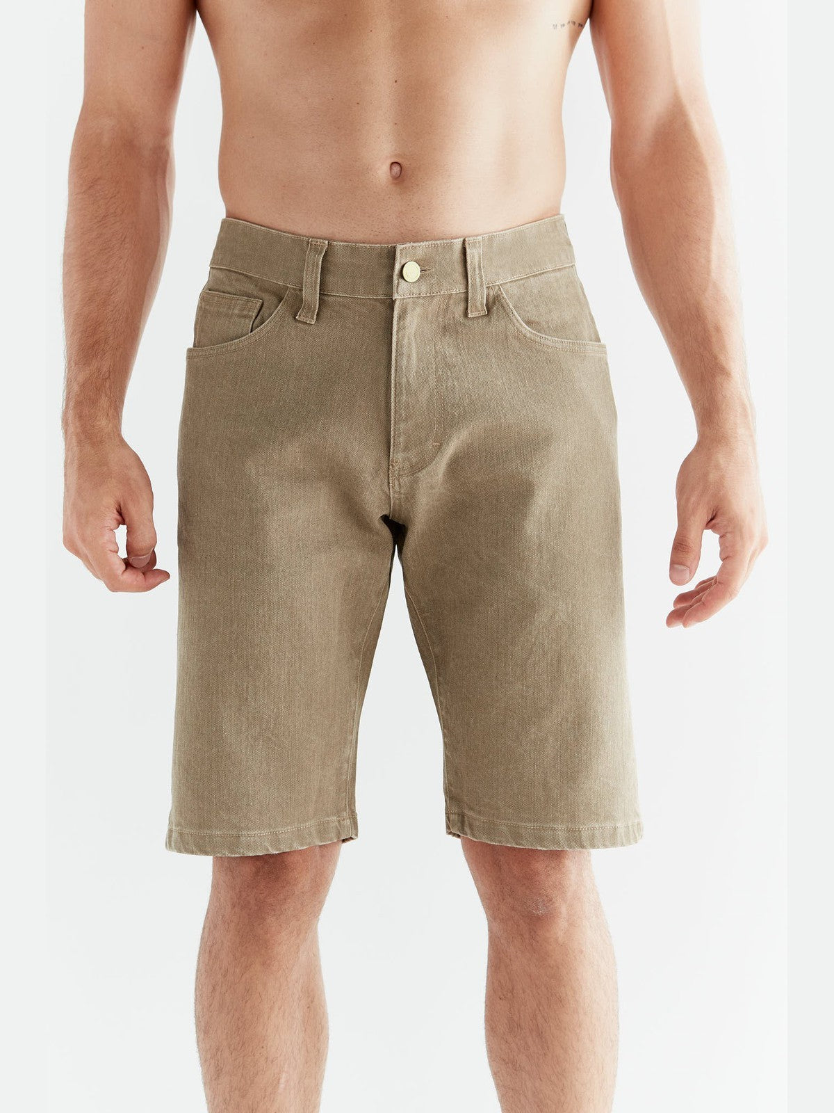 MA3018-403 | Men Denim Shorts in Ton Waschung - Caribe