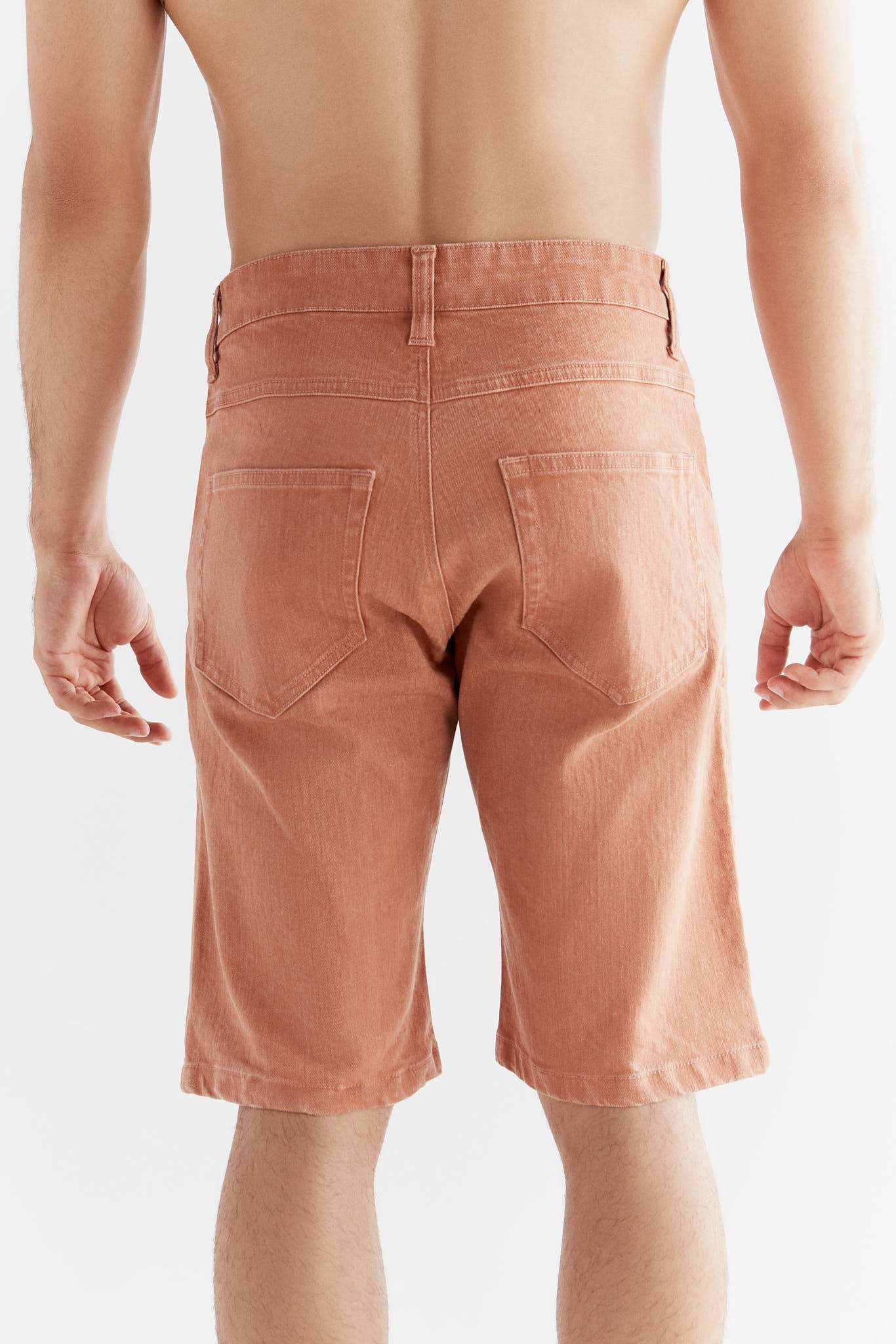 MA3018-514 | Men Denim Shorts in Ton Waschung - Sunburn