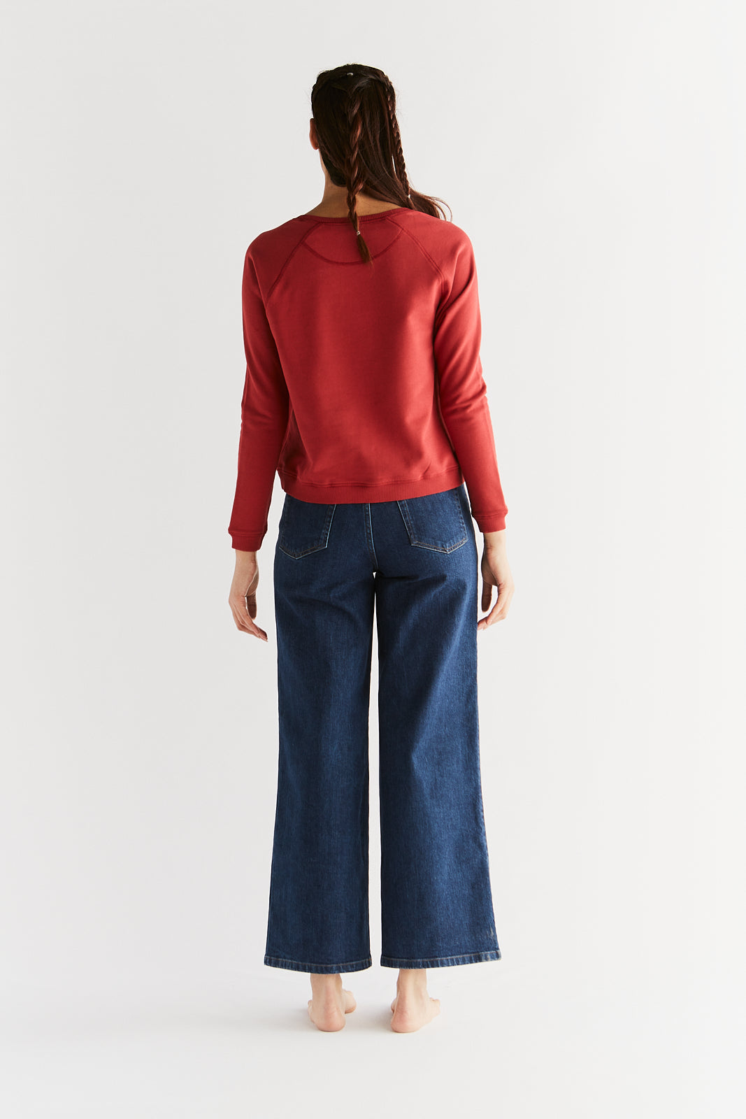 WE1009-231 | Damen Wide Leg Jeans - Lapis Blue